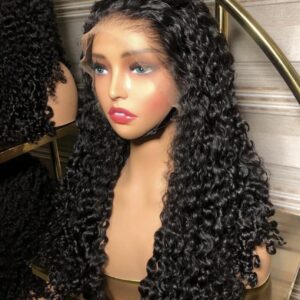 Baby curls 24” 300g paired With HD frontal Human Hair