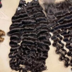 *Full frontal DD virgin deep,100%human hair, natural colour